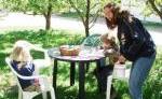 Ökoferienhof Retzbach GbR - Im Garten