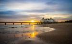 Sonnenuntergang am Strand von Usedom